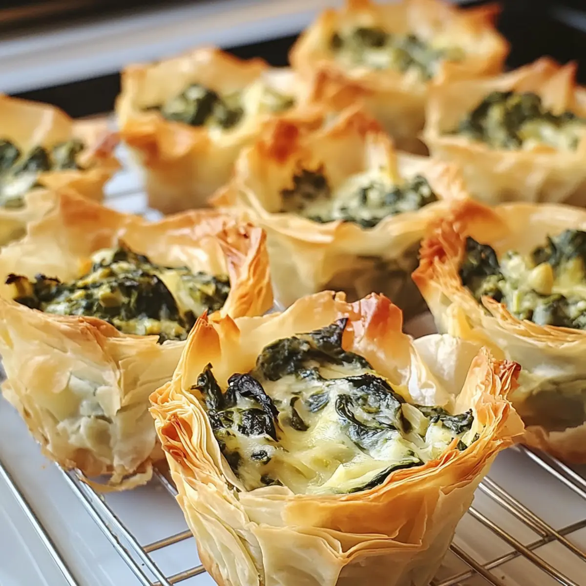 Spinat- und Artischocken-Dip-Tassen