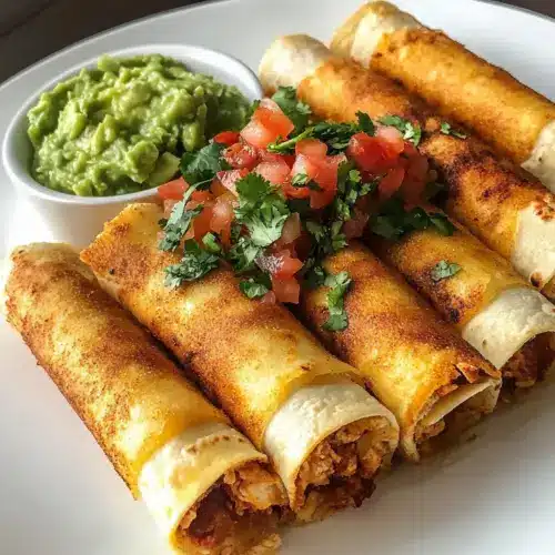 Knusprige Hühnchen Taquitos