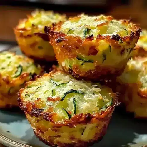 Knusprige Parmesan-Zucchini-Kartoffelmuffins