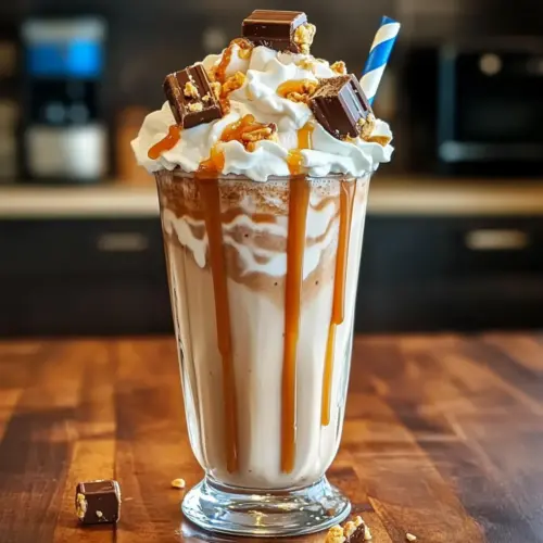 Dekadente Snickers Bar Milchshake