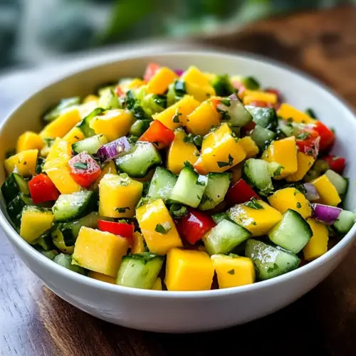 Mango Gurkensalat