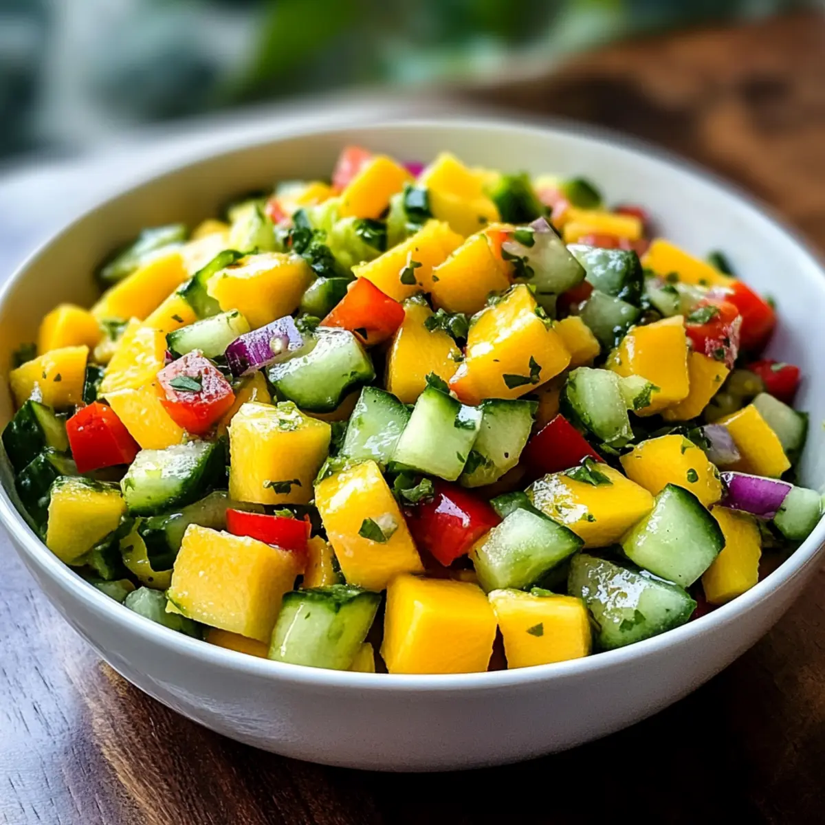 Mango Gurkensalat