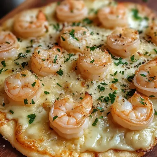 Garnelen Scampi Fladenbrot