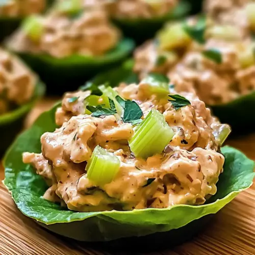 Hühnchensalat Häppchen