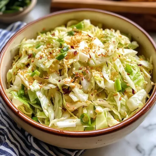 Einfache japanische Kohlsalat