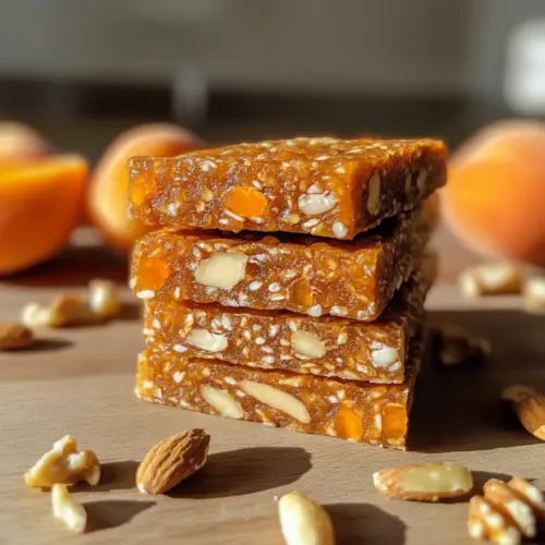 Rohe Aprikosen-Ingwer-Energie-Riegel